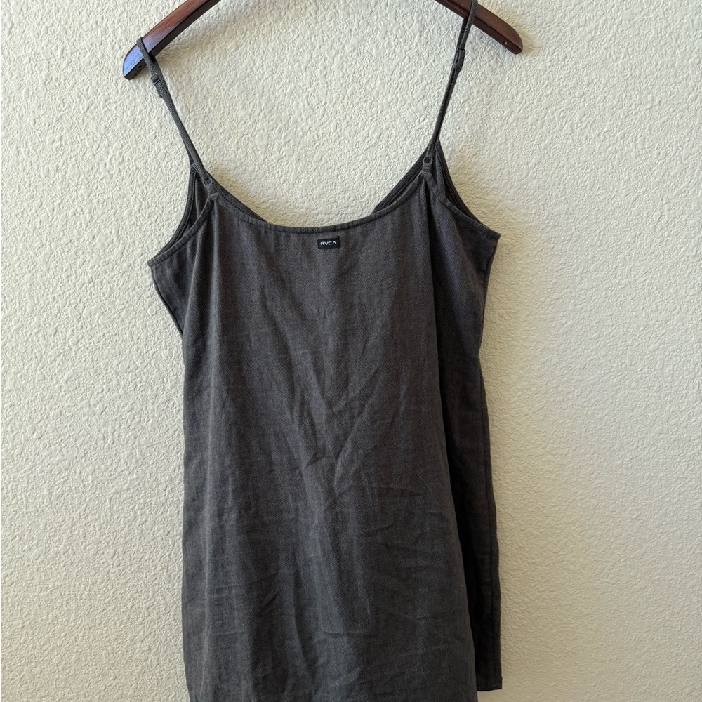 RVCA Women’s Dark Grey slip dress - Picture 6 of 10